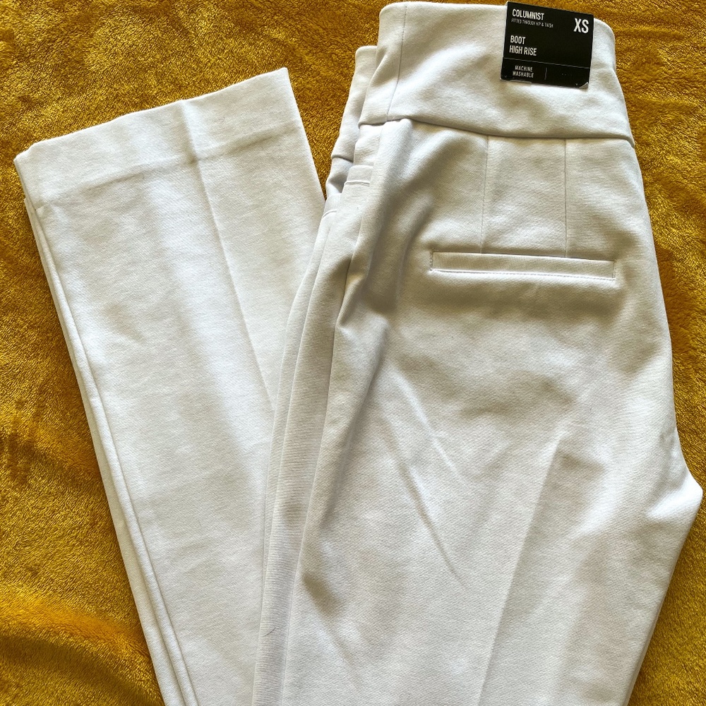 Express Columnist White Pants Size XS NWT